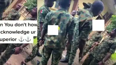 Military officer senior disrespectful junior officer