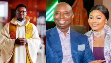 Reverend Father Kevin Ugwu Ladies Regina Daniels Ned Nwoko