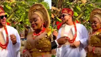 "My dearest husband" - Uche Ogbodo shares more moments from her traditional marriage (Video)