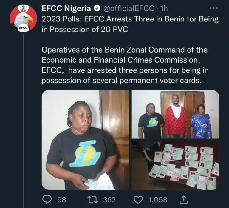 EFCC Benin