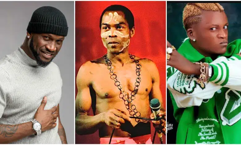 I hear say you dey insult Fela -Portable attacks Peter Okoye