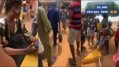 POS vendor accosted by angry customers over N4K charges on N10K cash withdrawal (Video)