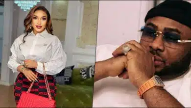 "Learn to be a man from Davido" — Tonto Dikeh schools Churchill