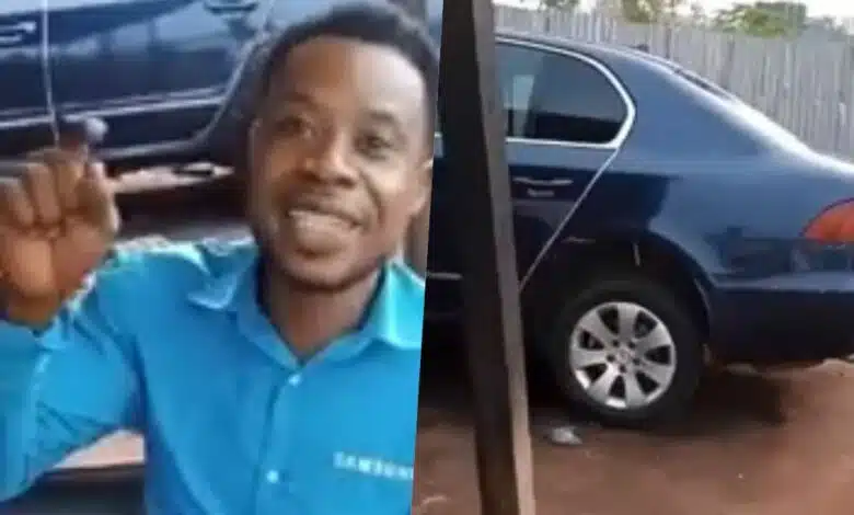 Man vows to give up his his car to his friend if Peter Obi wins election (Video)