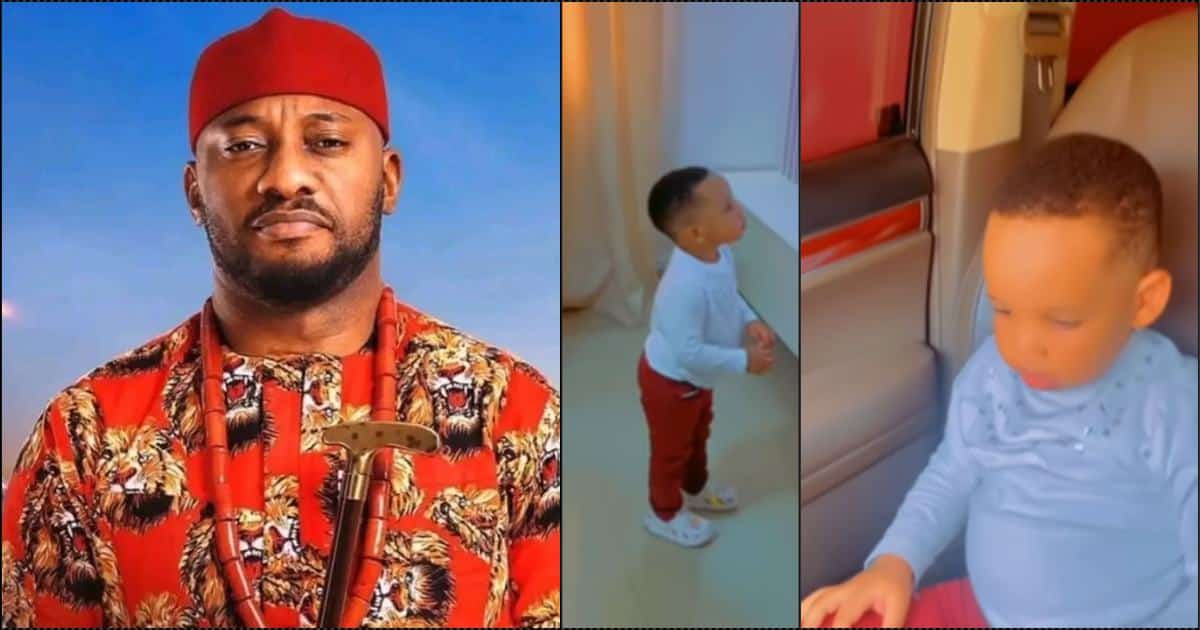 Growing So Fast Yul Edochie Gushes Over His Son With Judy Austin Video Daily Post Naija