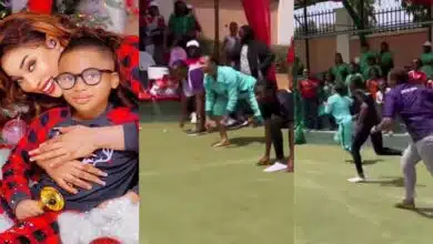 Tonto Dikeh son interhouse sports King Andre