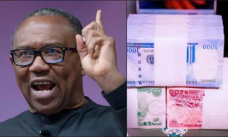 Naira Notes Scarcity: "I urge Nigerians to bear with the CBN" — Peter Obi