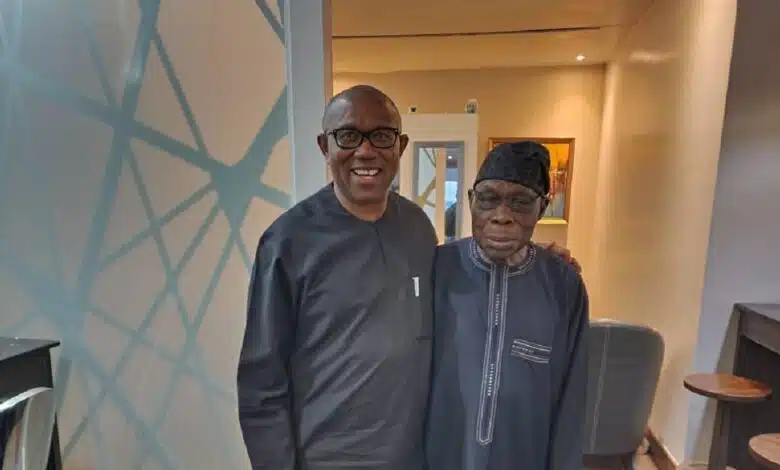 Peter Obi pens hearty note to Obasanjo on 86th birthday