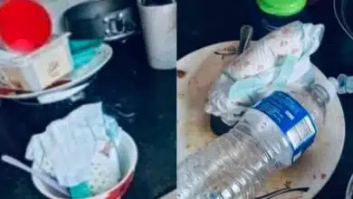 Man seeks help over wife's habit of leaving diapers in plates