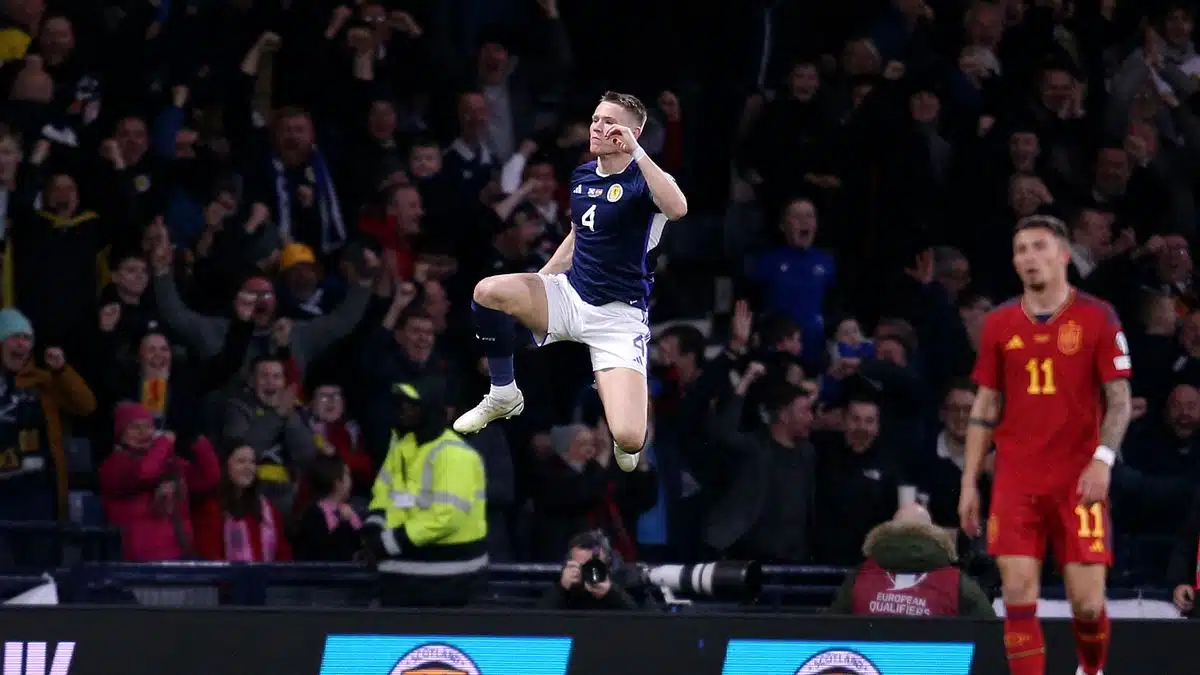 Scotland stun Spain as McTominay's double delivers epic Euro 2024 qualifying result