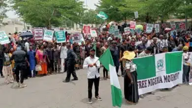 Women protest topless at US Embassy in anger over 2023 election