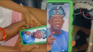 Man condemns girlfriend for using Tinubu as wallpaper, takes action