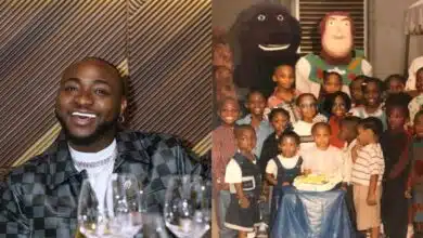 Davido throwback birthday party smiling