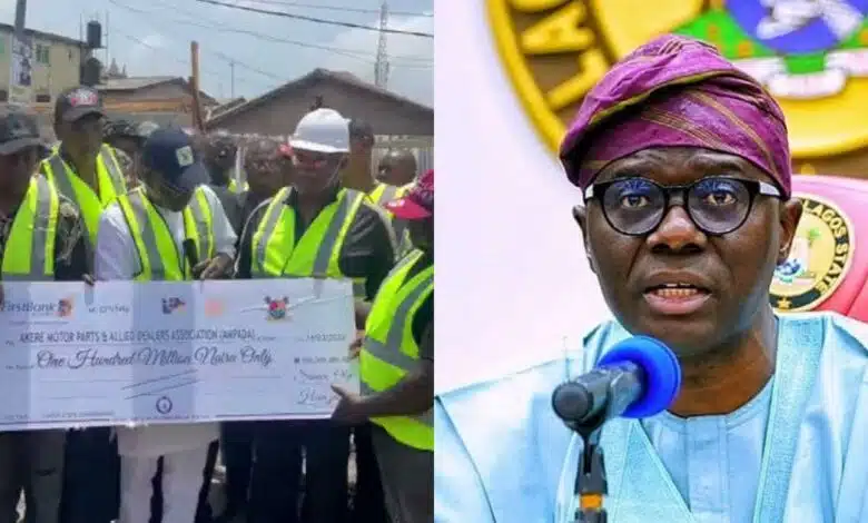 Akere Mart: Sanwo Olu donates N100M to traders