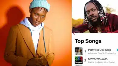 Adekunle Gold and Zinoleesky's "Party No Dey Stop" tops Apple music Nigeria chart