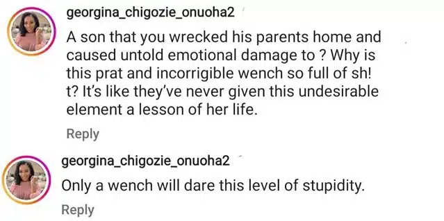 Georgina Onuoha drags Judy Austin over post about Yul Edochie's late son