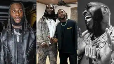 Burna Boy loses composure meets Usher