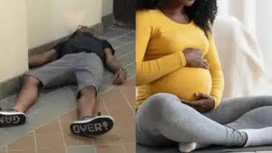 Man dies of shock wife pregnant abroad