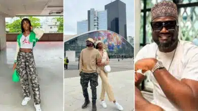 “Arrogant little girl” – Netizens react to Paul Okoye’s girlfriend, Ivy’s birthday post to Jude Okoye