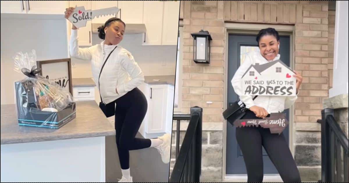 Canada-based Nigerian Lady Reportedly Buys House One Year After ...