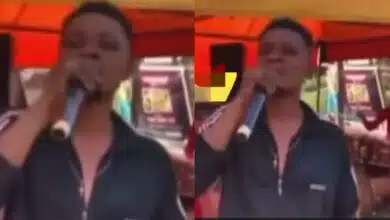 "Give me belle o" – Moment gospel singer asks Jesus to impregnate him (Video)