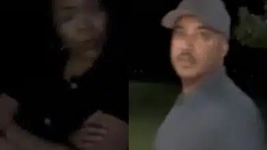 Moment husband catches wife of 11 years cheating with another man after tracking her car (Video)