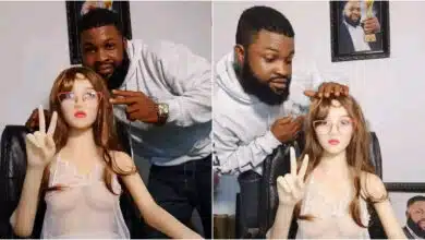 "No billing, no nagging" - Reactions as Nigerian man buys N2 million robotic wife