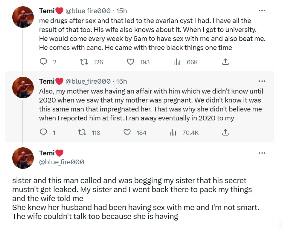 Nigerian lady calls out Pastor who allegedly molested her for 7 years