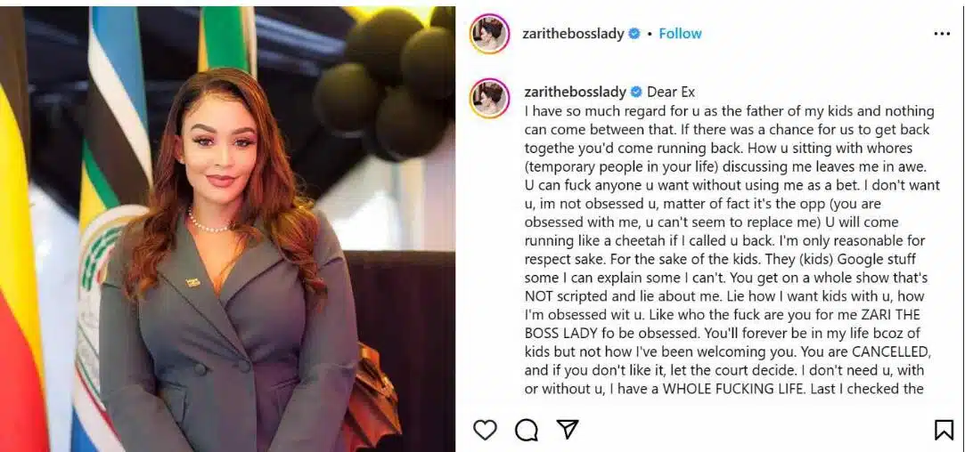 Zari Hassan drags Diamond Platnumz and Fantana