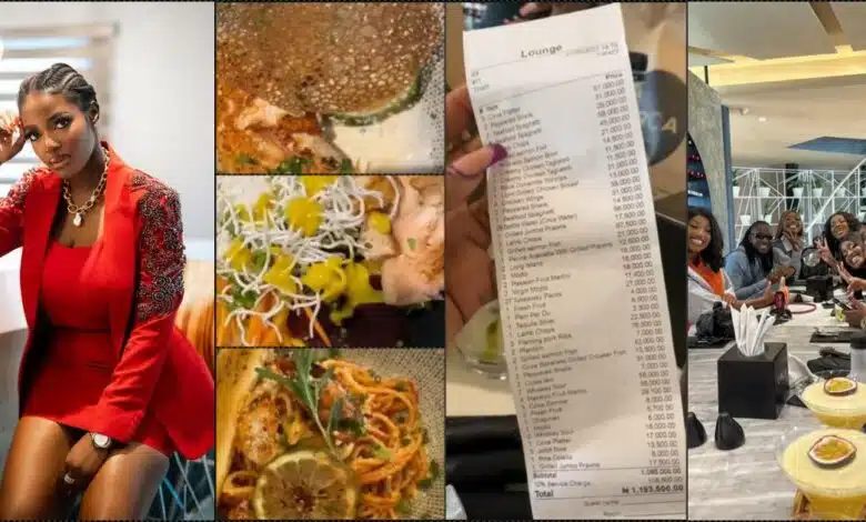 Hilda Baci takes friends out for thanksgiving lunch, clears N1.2M bill (Video)