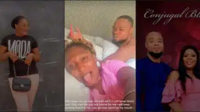 "I still love him deeply, old woman" — Ex-girlfriend drags ex-boyfriend's wife, shares recent loved-up videos together