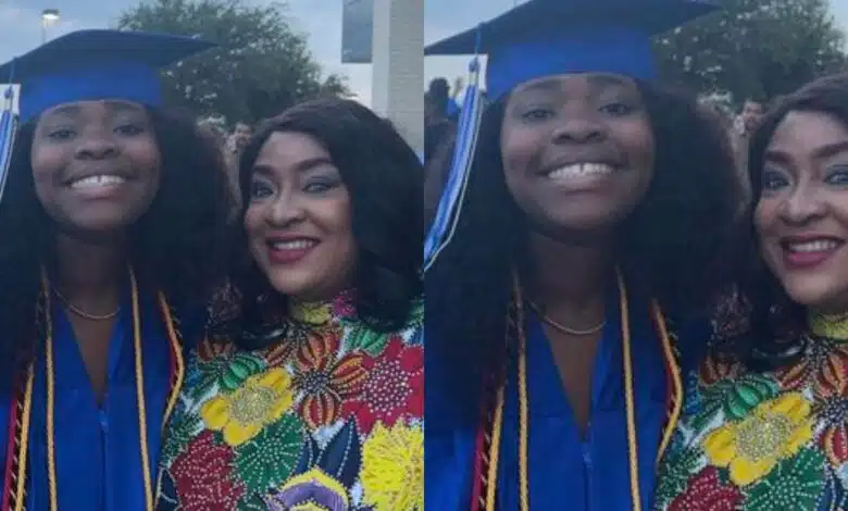 "Proud mama" - Foluke Daramola celebrates with heartfelt gratitude as daughter graduates in the US