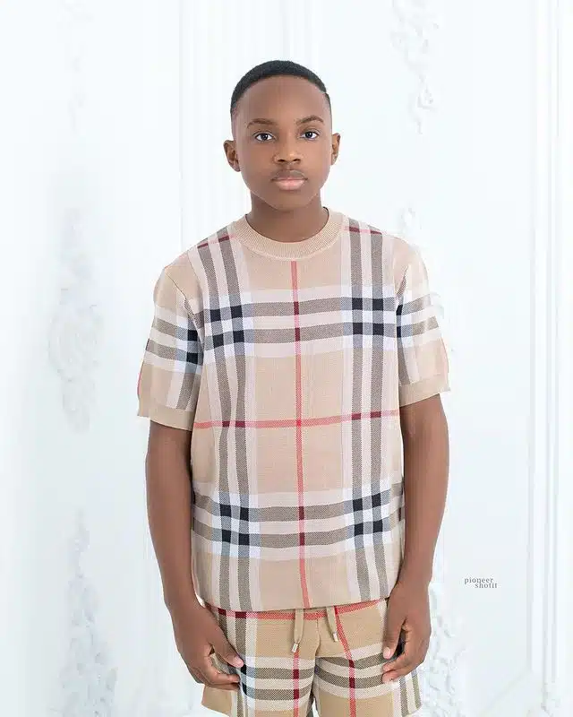 Mercy Aigbe and Lanre Gentry's son