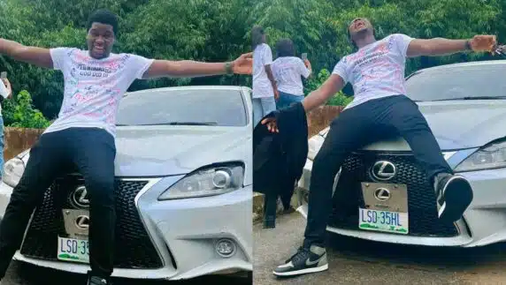 Man overjoyed as he finally graduates after 10 years in university