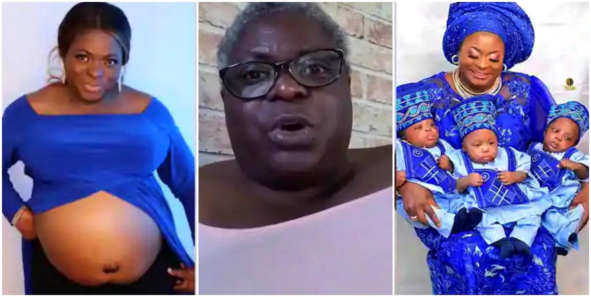 "6 failed IVFs in UK, tried once in Nigeria and got triplets" - 54-year-old woman shares