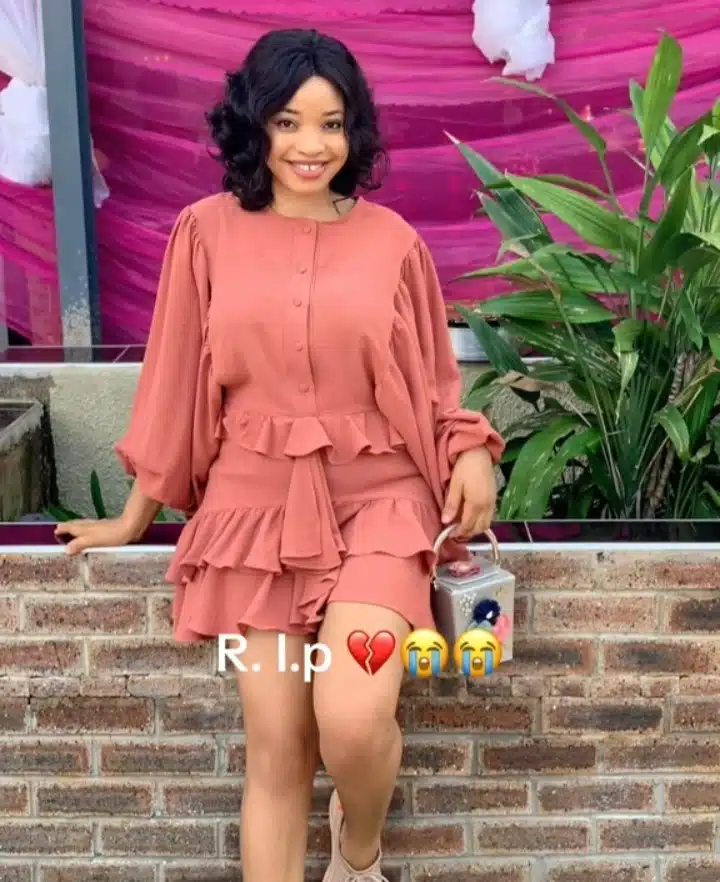 Pretty Nigerian lady dies