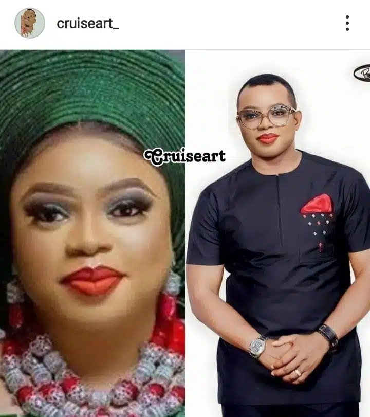 “The male Bob is better” – Viral photo of Bobrisky dressed as a man stirs reactions