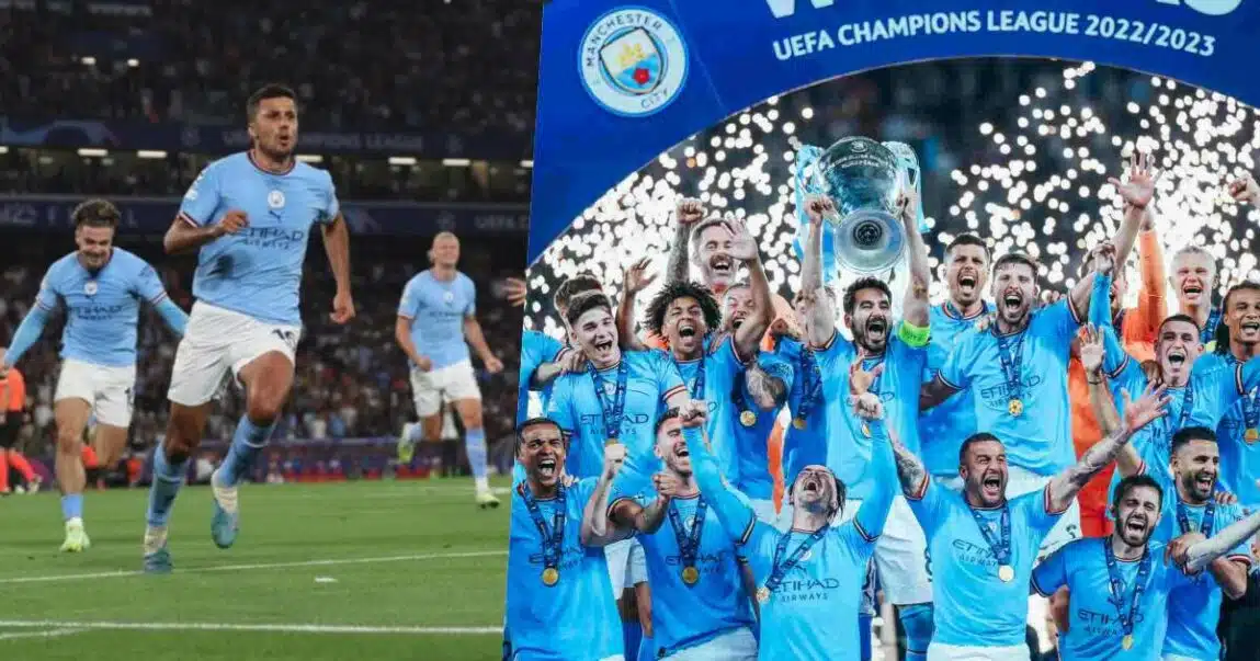 Manchester City completes treble run, wins Champions League