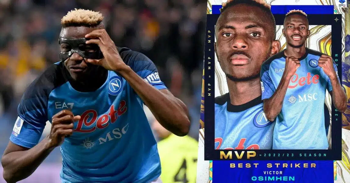 Osimhen wins Serie A best striker award