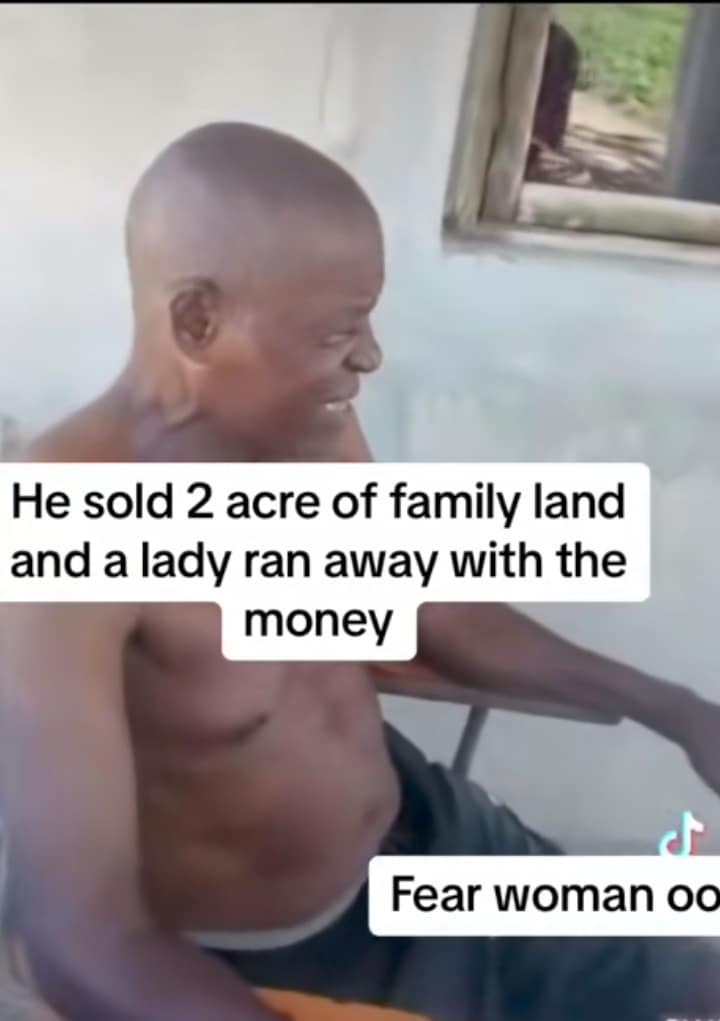 Man sells 2 acre of family land and runs with side chick, only for side chick to flee with all his money 