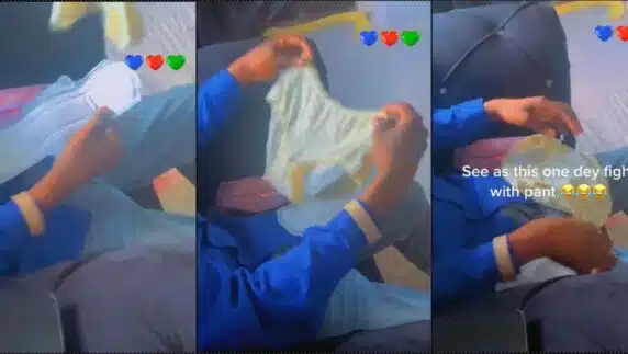Outrage as man shows off skill at fixing pad for his girlfriend (Video)