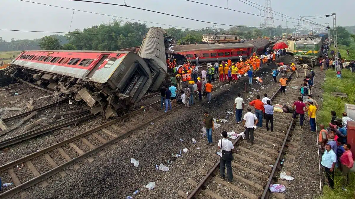 Three trains crash in India, over 230 killed and 900 injured