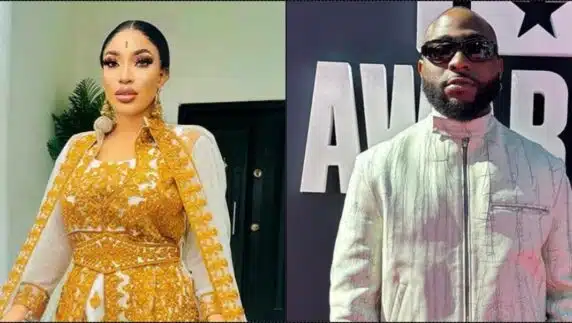 Tonto Dikeh praises Davido amidst cheating saga