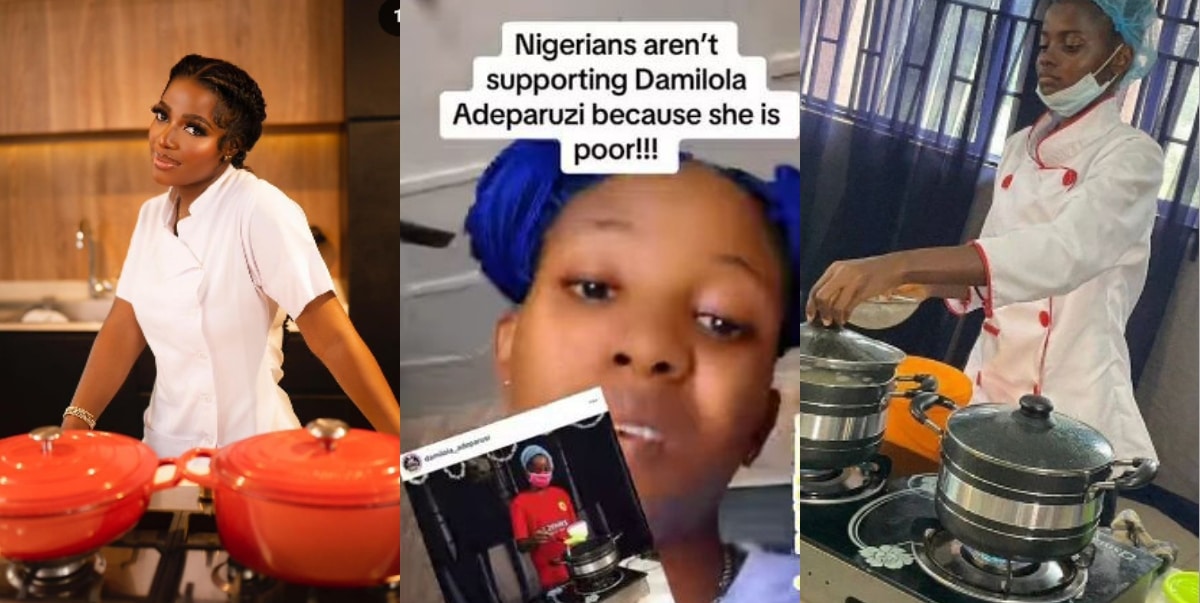 "If you can't support her, then let her be" - Nigerian lady calls out Nigerians for hating chef Dammy (Video)