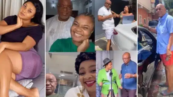 Bimbo Ademoye showers accolades on her father, shares fun moments on birthday