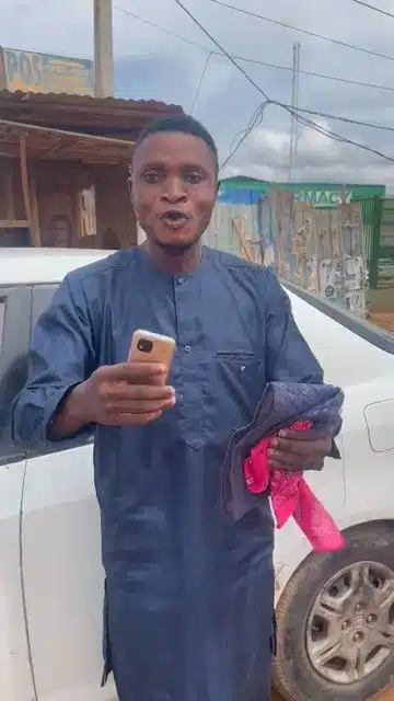 Phone thief caught in Ibadan while attempting to run (Video)