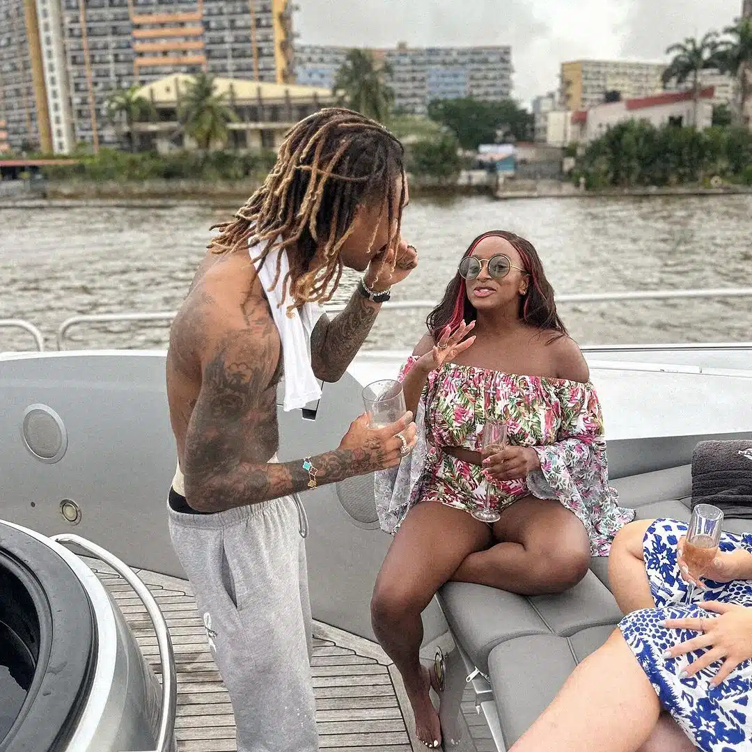 Cuppy links up with Swae Lee In Lagos amid divorce rumours with fiancé