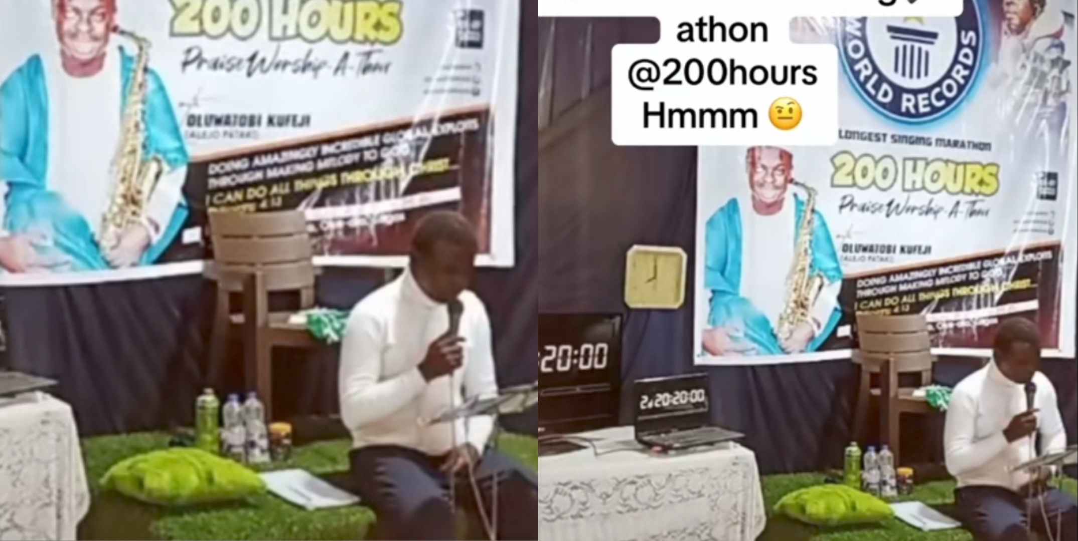 Guinness World Record: Nigerian Man Begins 200-hours Sing-a-thon