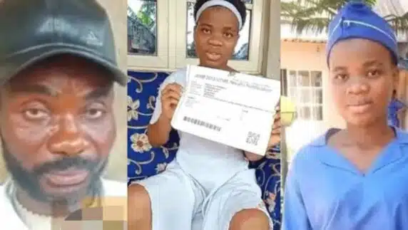 "She lied to me" – Mmesomma's dad apologizes unreservedly to JAMB, Nigerians (Video)