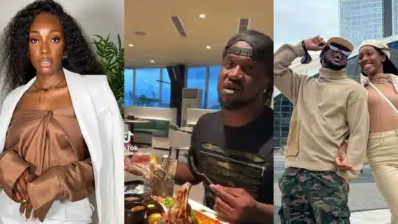 "See your puppy eyes" – Paul Okoye's girlfriend, Ivy Ifeoma gushes as she begs him to eat